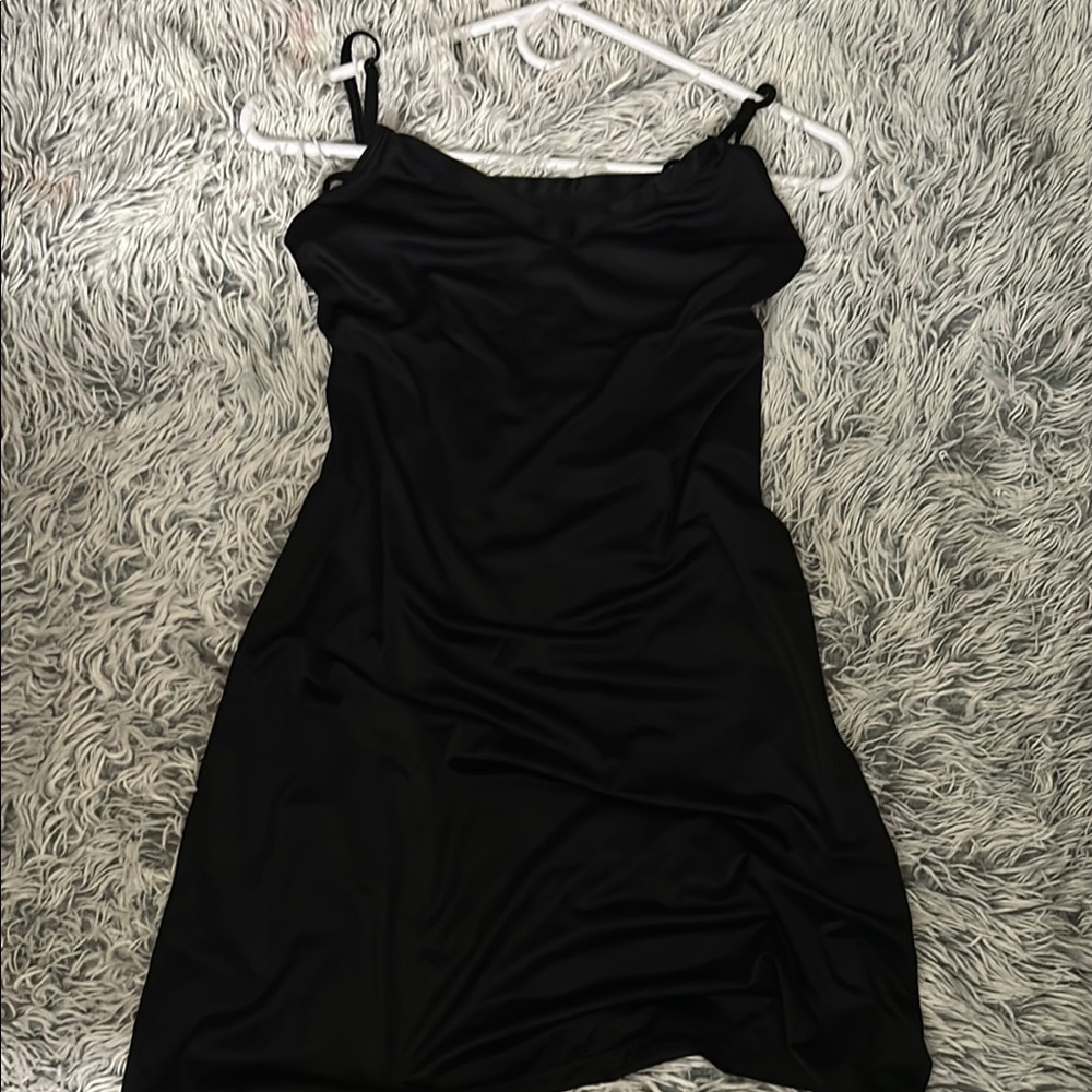 Vanity Fair Black Slip Dress